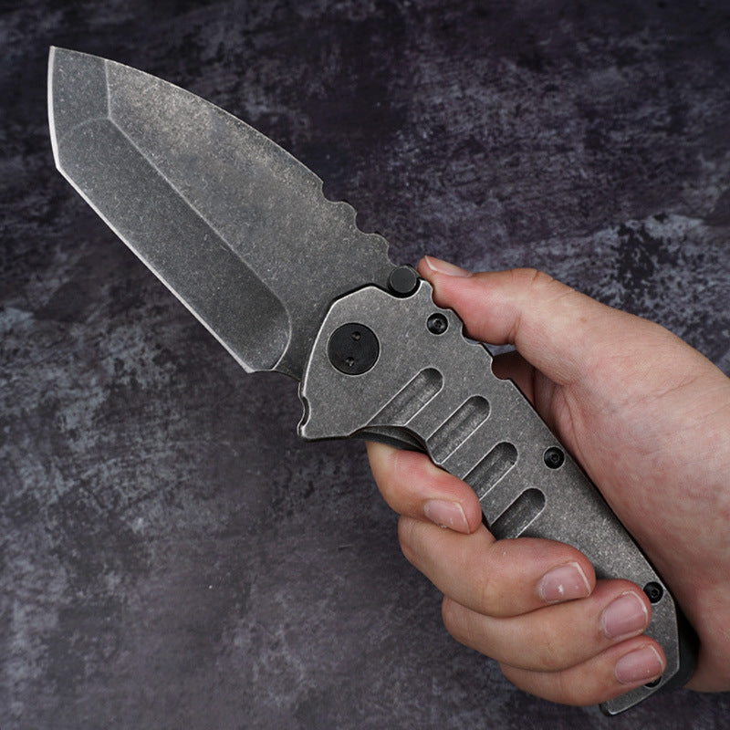 Outdoor Klappbares 9cr18mov Stonewash-Stahl G10 Griff Camping Taschenwerkzeug