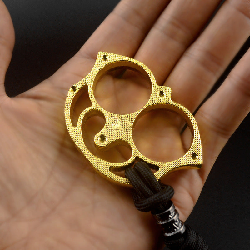 Two‑Tone Zinc Alloy Sloth‑Style EDC Pocket Collectible
