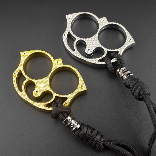 Two‑Tone Zinc Alloy Sloth‑Style EDC Pocket Collectible