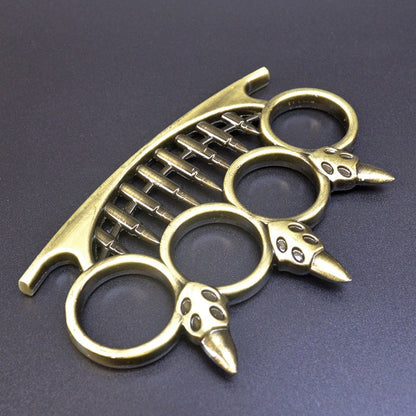 Smile Pattern Four-Finger Zinc Alloy Hobby Decor Collectible