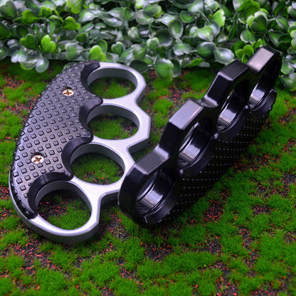 Verdickter Clip Schwarz-Silber Outdoor EDC Werkzeug