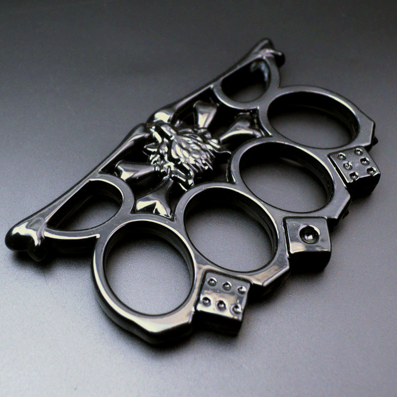 Golden Wolf‑Head Decorative EDC Collectible Tool
