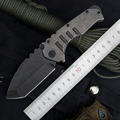 Outdoor Klappbares 9cr18mov Stonewash-Stahl G10 Griff Camping Taschenwerkzeug