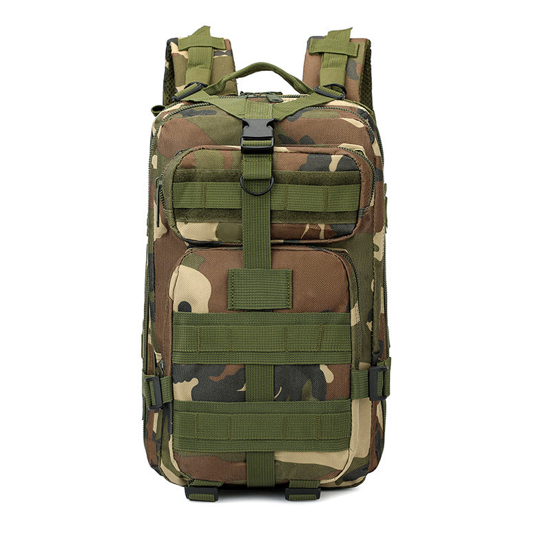 Camouflage 3P Outdoor Backpack, Hiking Travel Daypack