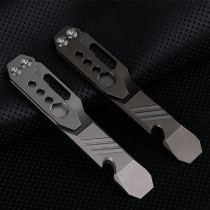 TC4 Lega di Titanio Apribottiglie Utensile Multifunzione Portatile EDC