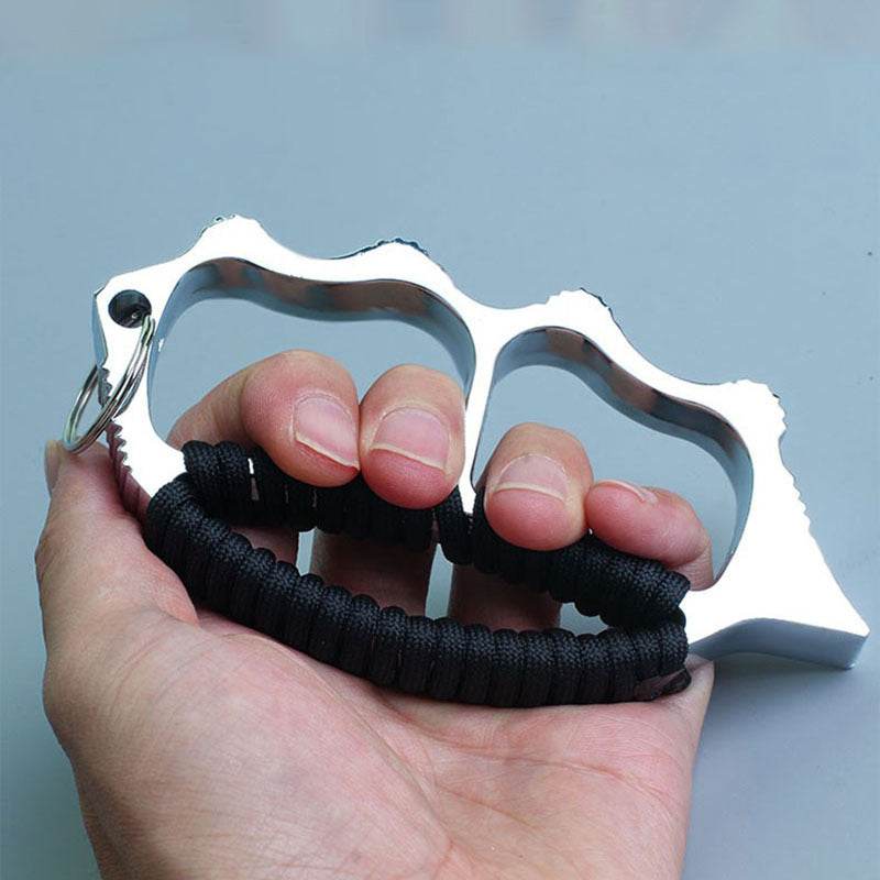 Zinc Alloy Two-Finger Paracord Hobby Decor Collectible