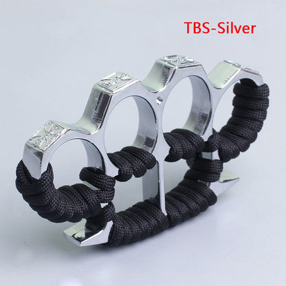 Multicolor Rope‑Wrapped EDC Collectible Pocket Hand Tool