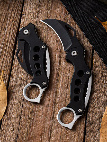 Utensile Pieghevole Portatile EDC Black Bird per Esterni