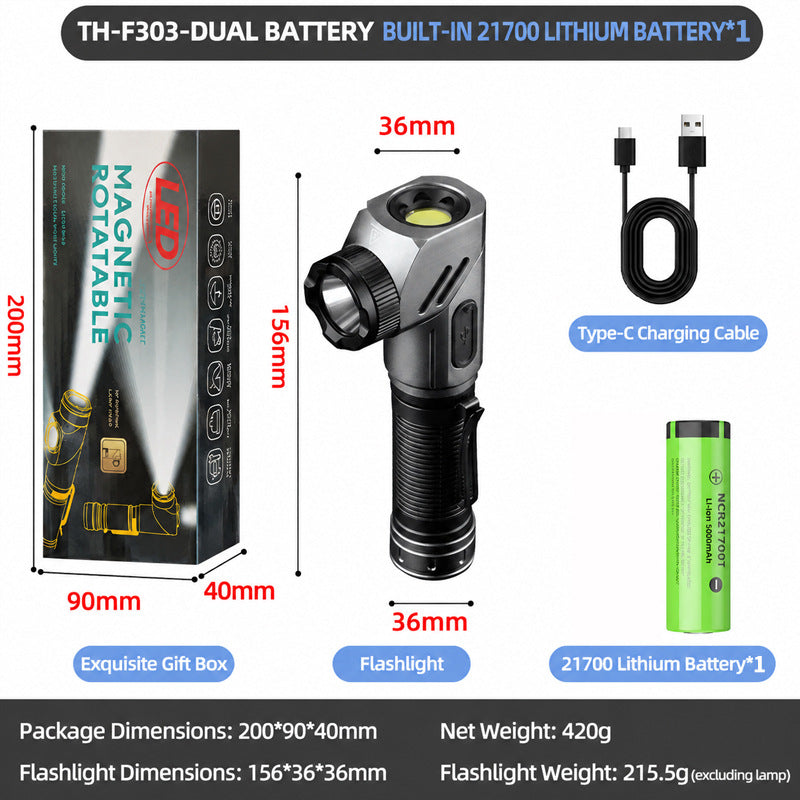 High-powered flashlight