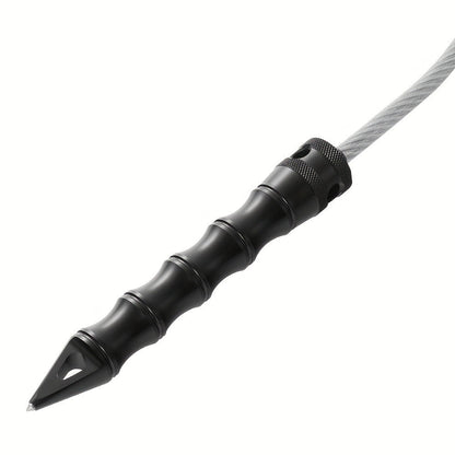 Tragbarer EDC-Notfallstab mit siebenadrigem Stahlseil