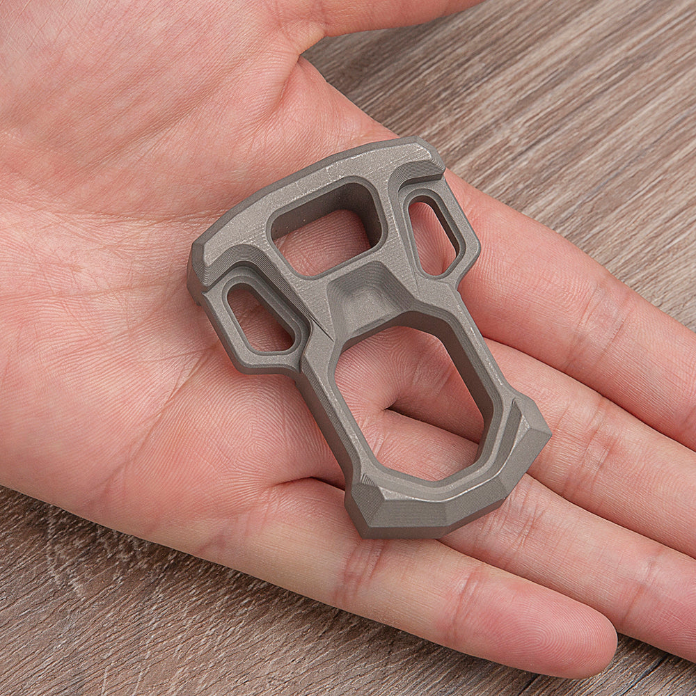 2025 New Single Finger Brass Knuckle Stainless Steel - Tacsafeworld EDC Gadgets