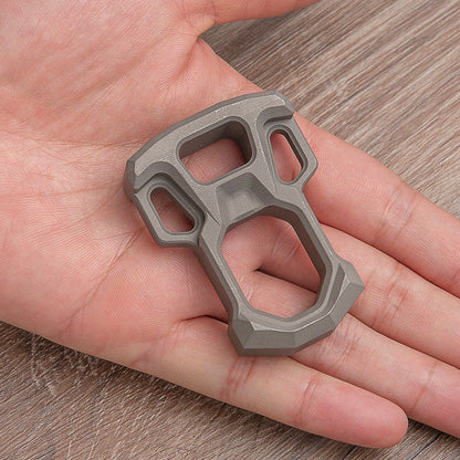 2025 New Single Finger Brass Knuckle Stainless Steel - Tacsafeworld EDC Gadgets