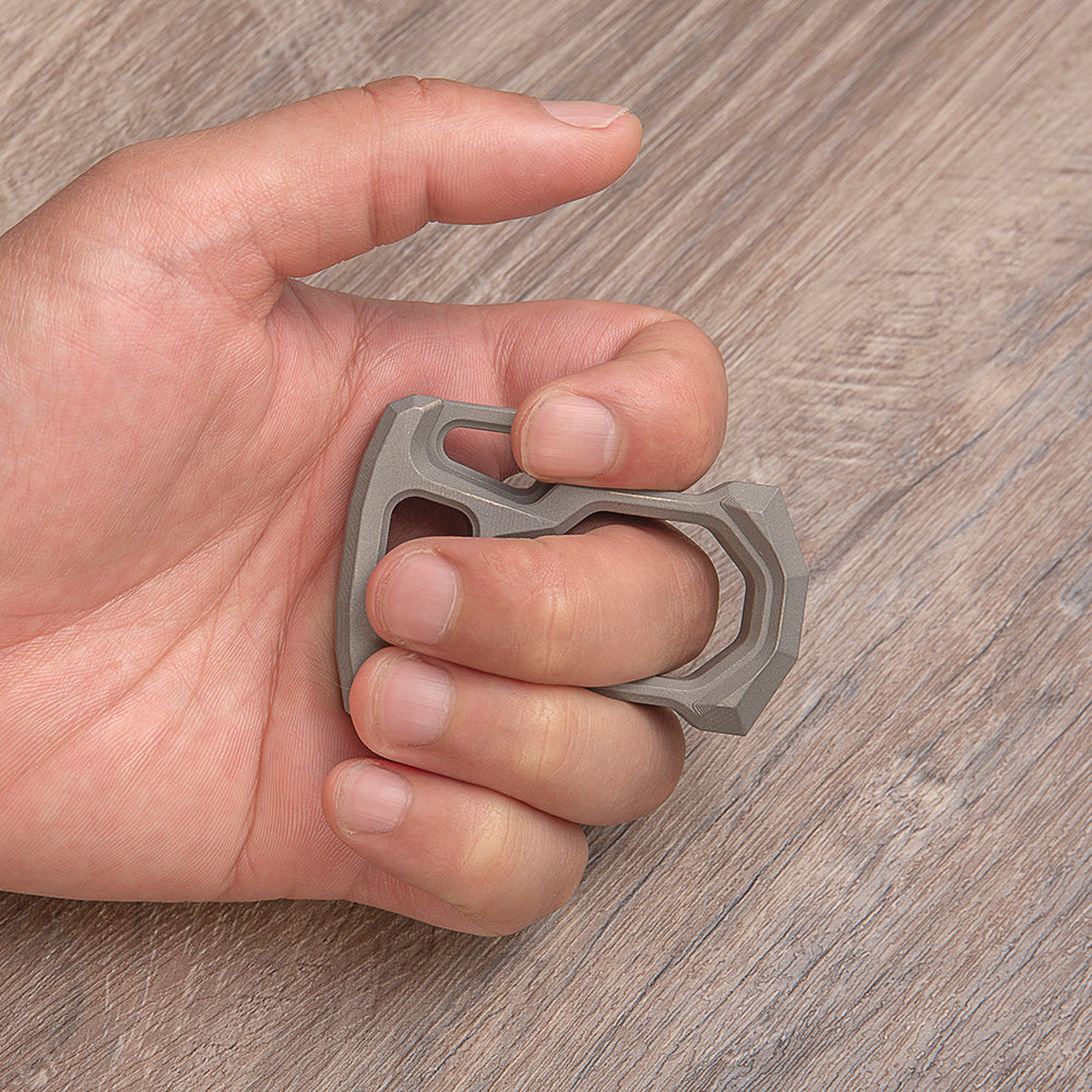 2025 New Single Finger Brass Knuckle Stainless Steel - Tacsafeworld EDC Gadgets