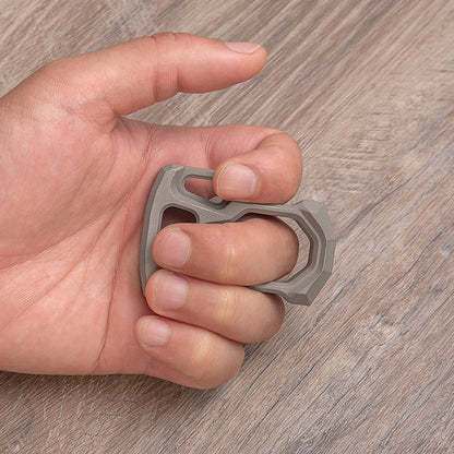 2025 New Single Finger Brass Knuckle Stainless Steel - Tacsafeworld EDC Gadgets