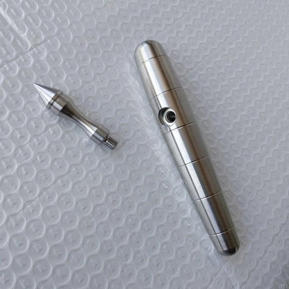 Vollediger Schlüsselanhänger aus Edelstahl 304, zur Verteidigung, Baby Tonfa, Kubotan
