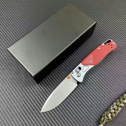 BM535‑09 Red Aviation‑Aluminum & G10 Outdoor Folding EDC Utility Tool
