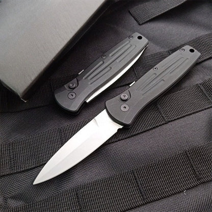 BM3551 Utensile Pieghevole da Esterno in Acciaio 154CM Stonewashed Nero