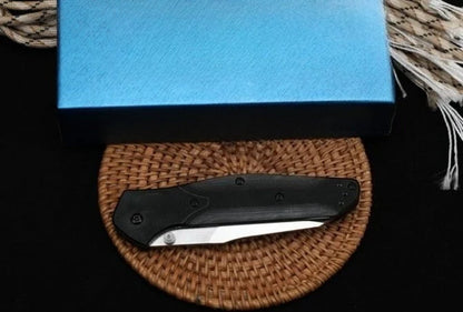 BM940 G10 Manico Strumento Pieghevole da Esterno con Finitura Stonewashed