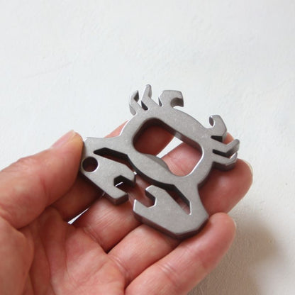 Titan-Kraben-Flaschenöffner EDC Schlüsselanhänger Rucksack-Tool