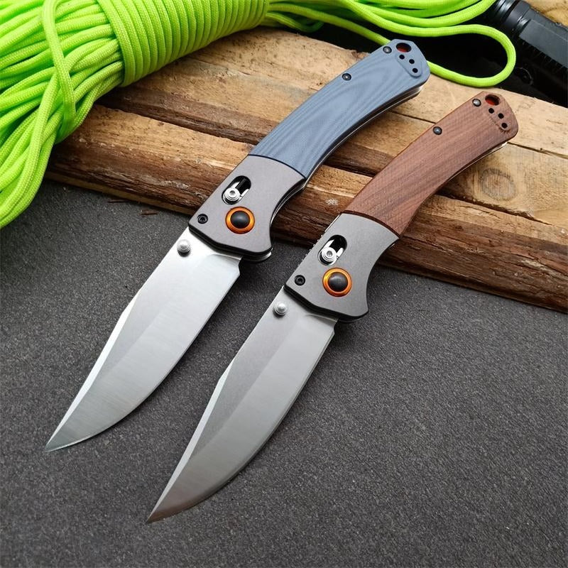 BM15080 Griff aus G10 und Sandelholz Outdoor Klappwerkzeug