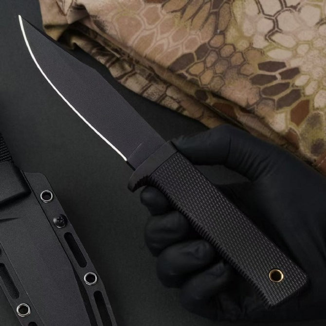 SK-5 49LCKD Stahl schwarz teflonbeschichtetes Outdoor-Werkzeug