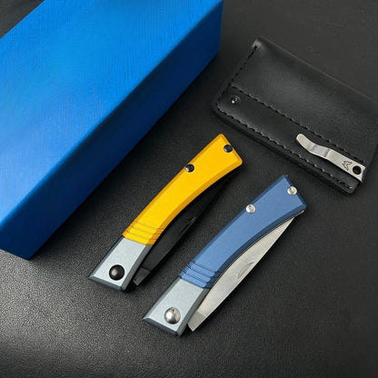 BM315 M390 Stahl mit 6061-T6 Aluminiumgriff für Outdoor-Klappwerkzeug