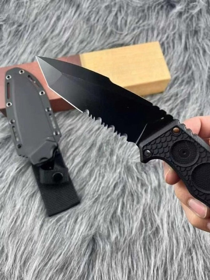 KA-5557 58-60HRC Outdoor-Werkzeug mit teilweiser Wellenschliffklinge