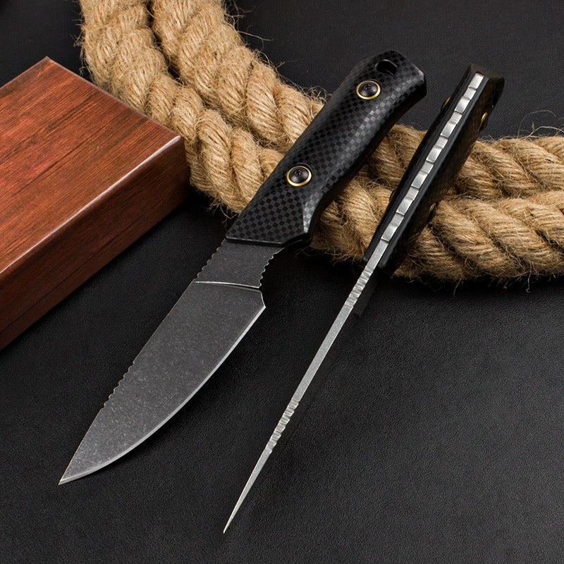 BM15600 Nylon-Fiberglasgriff Stonewashed D2 Stahl Outdoor EDC Werkzeug