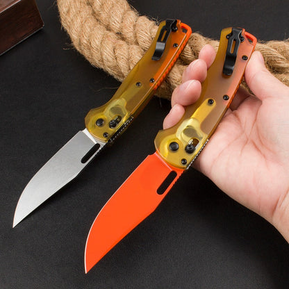 BM15535 Giallo PEI Edizione Trasparente Strumento Pieghevole da Esterno