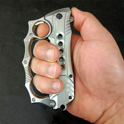 Foldable Aluminum‑Handle 2‑in‑1 Collectible EDC Ornament