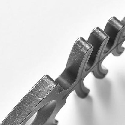 Multifunktionaler Flaschenöffner mit Seilloch, Titan-EDC-Werkzeug zum Aufhängen am Rucksack