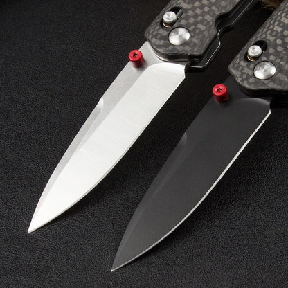 BM485 Carbon Fiber Handle D2 Outdoor Folding Tool