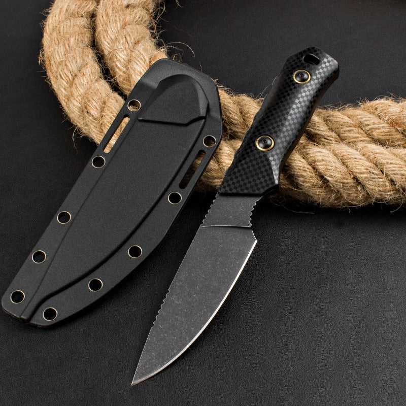 BM15600 Nylon-Fiberglasgriff Stonewashed D2 Stahl Outdoor EDC Werkzeug