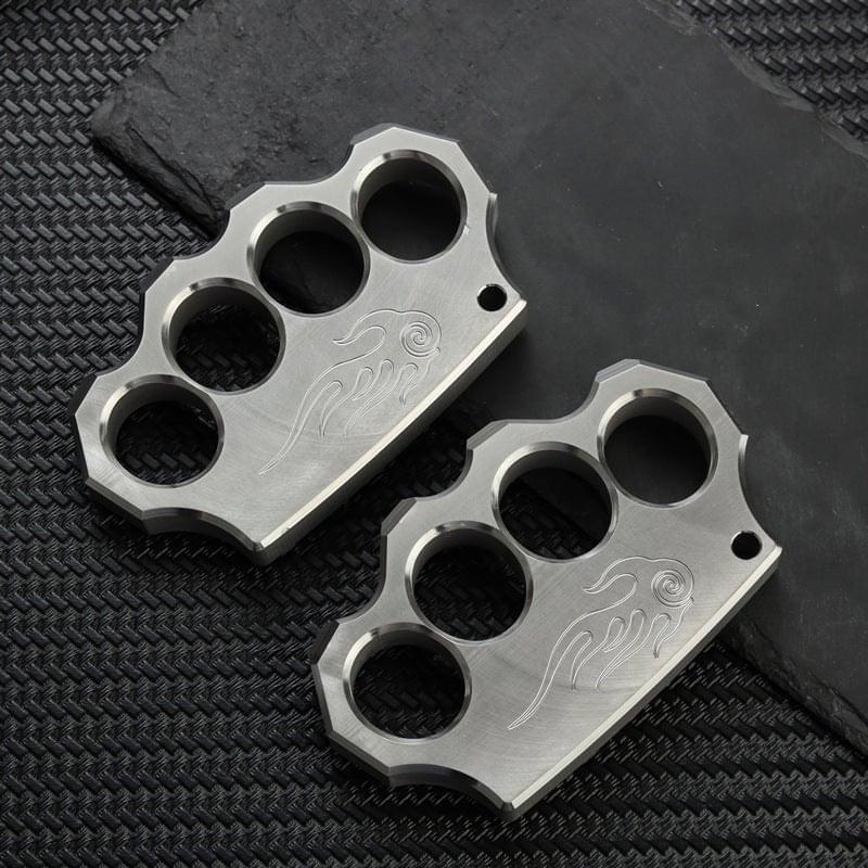 Messingknöchelringe aus echtem 304er Edelstahl - Tacsafeworld EDC Gadgets