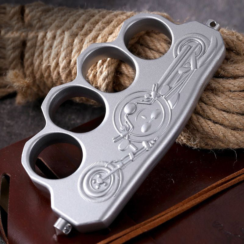 Creative‑Pattern Thickened Zinc‑Alloy Outdoor EDC Multi‑Functional Tool