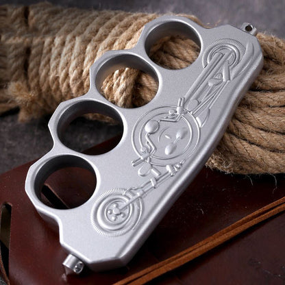 Creative‑Pattern Thickened Zinc‑Alloy Outdoor EDC Multi‑Functional Tool