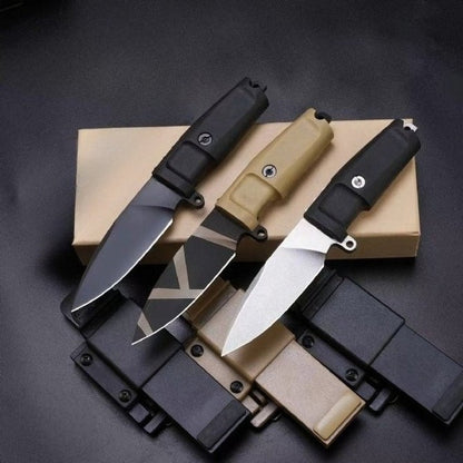Small N690 DLC Tiger‑Stripe Tricolor Outdoor EDC Utility Tool