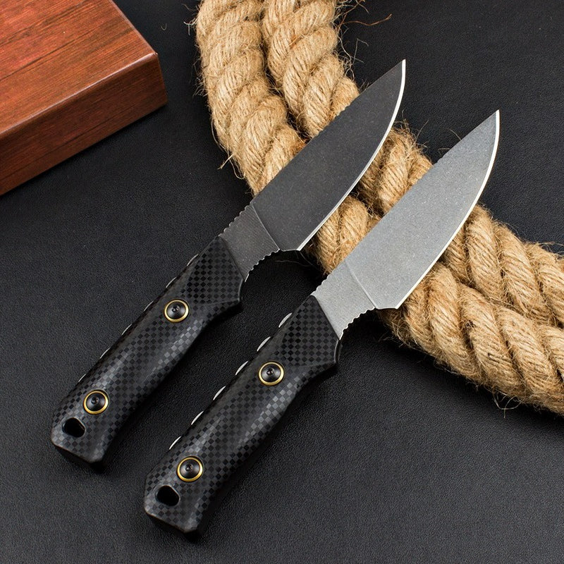 BM15600 Nylon-Fiberglasgriff Stonewashed D2 Stahl Outdoor EDC Werkzeug
