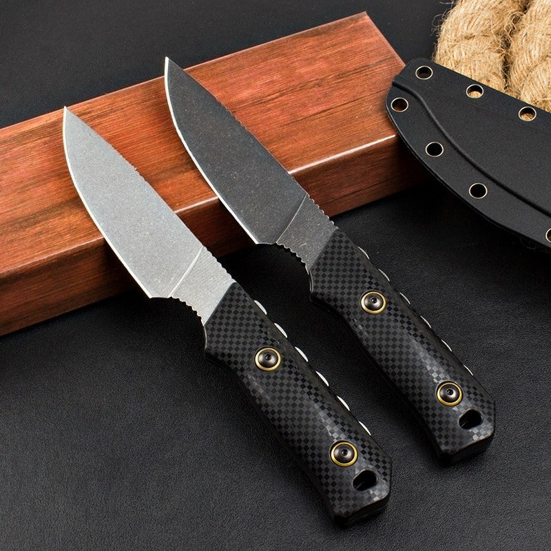BM15600 Nylon-Fiberglasgriff Stonewashed D2 Stahl Outdoor EDC Werkzeug