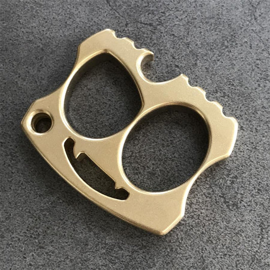 Two-hole Smiling metal Skull Bottle Opener EDC Keyaccessoryr Backpack Outdoor Tool