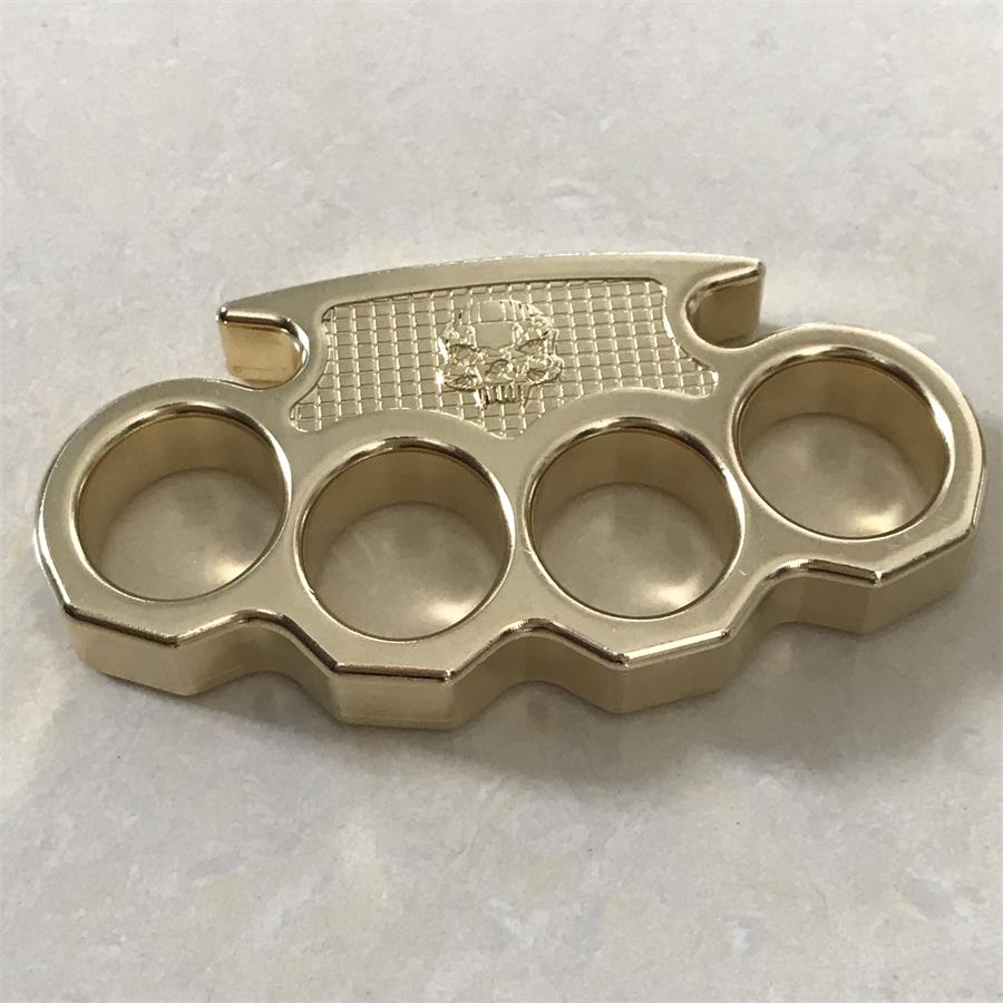 Classic Mini Skull Brass Outdoor EDC Tool