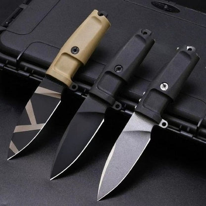 Small N690 DLC Tiger‑Stripe Tricolor Outdoor EDC Utility Tool