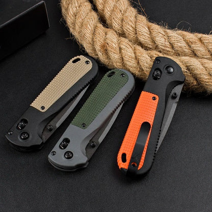 BM430BK Nylon-Fiberglas-Griff CPM-D2 Stahl Outdoor-Klappwerkzeug