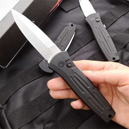 BM3551 Utensile Pieghevole da Esterno in Acciaio 154CM Stonewashed Nero