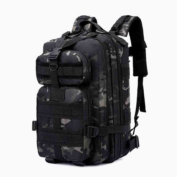 Camouflage 3P Outdoor Backpack, Hiking Travel Daypack