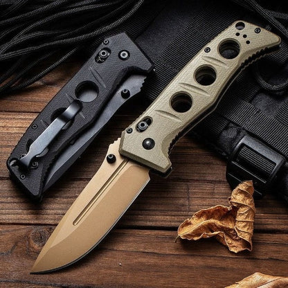 BM275SFE-2 G10 D2 Steel Titanium Coated Outdoor Folding Tool