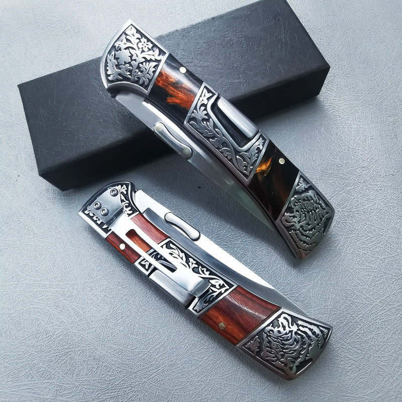 Exquisitely‑Carved Foldable Portable Outdoor EDC Utility Tool