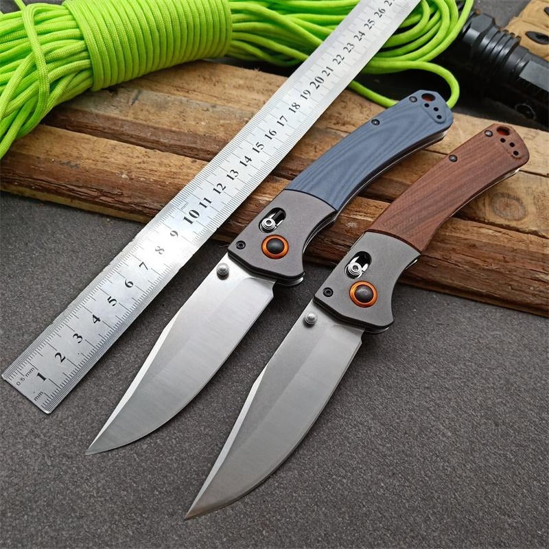 BM15080 Griff aus G10 und Sandelholz Outdoor Klappwerkzeug