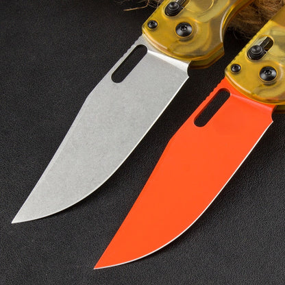 BM15535 Giallo PEI Edizione Trasparente Strumento Pieghevole da Esterno
