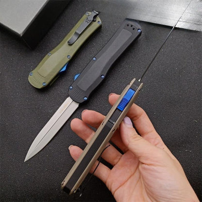 BM3400 G10 Verbundgriff mit mattem Titan-Finish für tragbare Outdoor-Werkzeuge